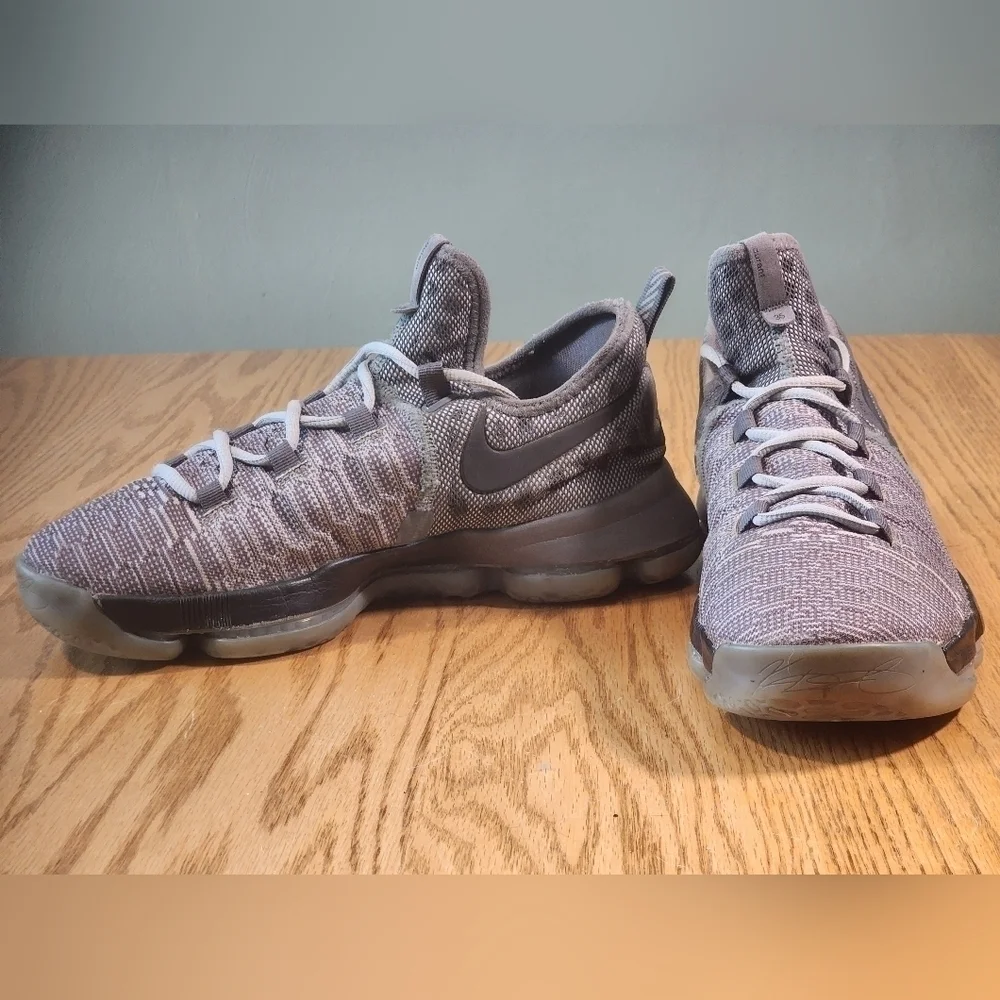 Nike Air Zoom KD Battle Grey Kevin Durant Shoes Sneakers Basketball 6.5YKD9 Gray